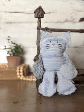 Load image into Gallery viewer, Baby Blue Vintage Chenille Cat