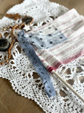 Load image into Gallery viewer, Vintage Fabric Textile Stars and Stripes American Flag LET FREEDOM RING