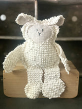 Load image into Gallery viewer, Vintage white Bates Hobnail and dropcloth Lamb