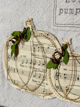Load image into Gallery viewer, Vintage Music Page HELLO PUMPKIN banner