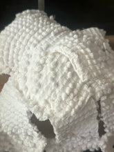 Load image into Gallery viewer, Vintage white Bates Hobnail and dropcloth Lamb