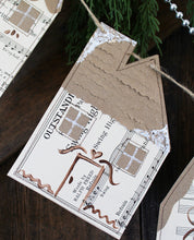 Load image into Gallery viewer, Vintage Music Page Gingerbread Garland