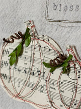 Load image into Gallery viewer, Vintage Music Page AUTUMN BLESSINGS banner
