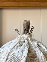 Load image into Gallery viewer, Vintage Lace and Driftwood Pumpkin
