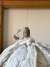 Load image into Gallery viewer, Vintage Lace and Driftwood Pumpkin
