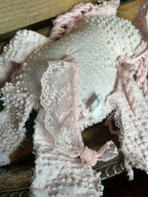 Load image into Gallery viewer, Vintage Pink Bates Hobnail Chenille Lion
