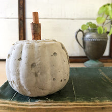 Load image into Gallery viewer, Cinnamon Stick Concrete Pumpkin
