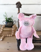 Load image into Gallery viewer, Pink Bates Vintage Chenille Piglet
