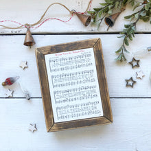 Load image into Gallery viewer, Vintage It Came Upon the Midnight Clear handmade wood sign
